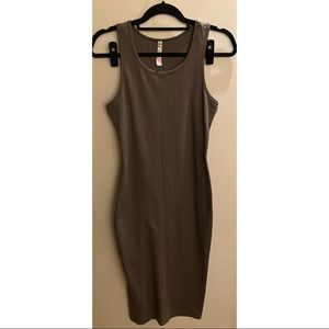 Lyss Loo Brown Sleeveless Midi Dress